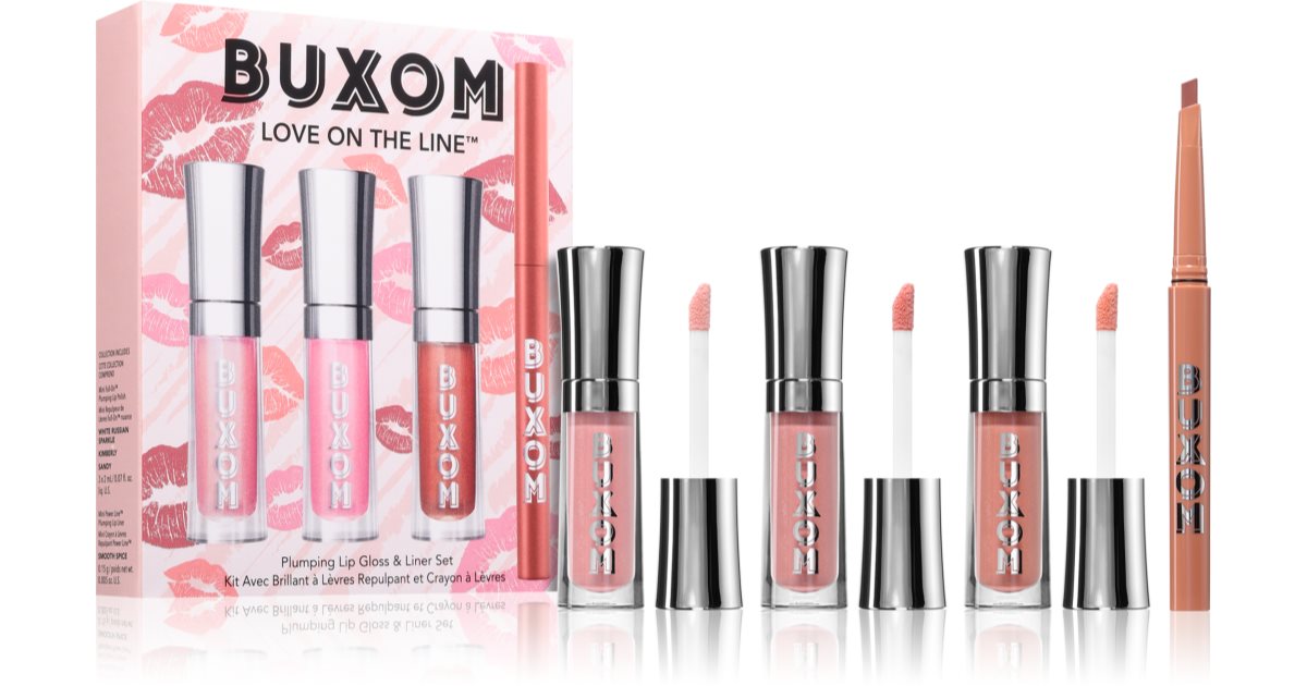 Buxom PLUMPING LIP KIT LOVE ON THE LINE darčeková sada Kimberly | notino.sk