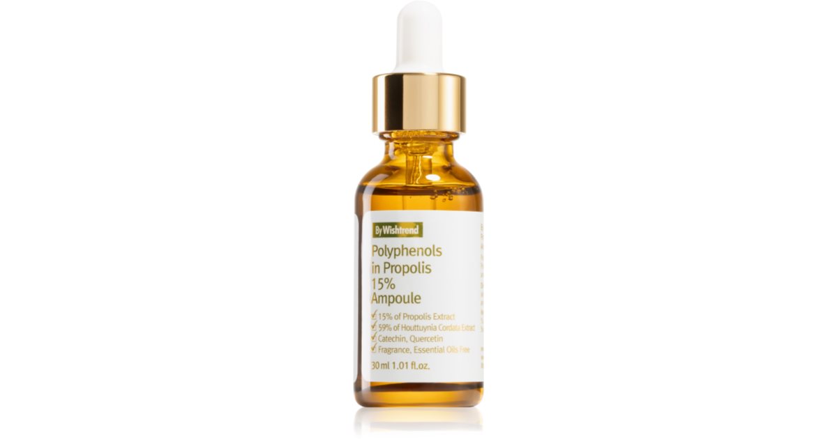 By Wishtrend Polyphenol in Propolis 15% sérum régénérant pour peaux à problèmes, acné | notino.fr