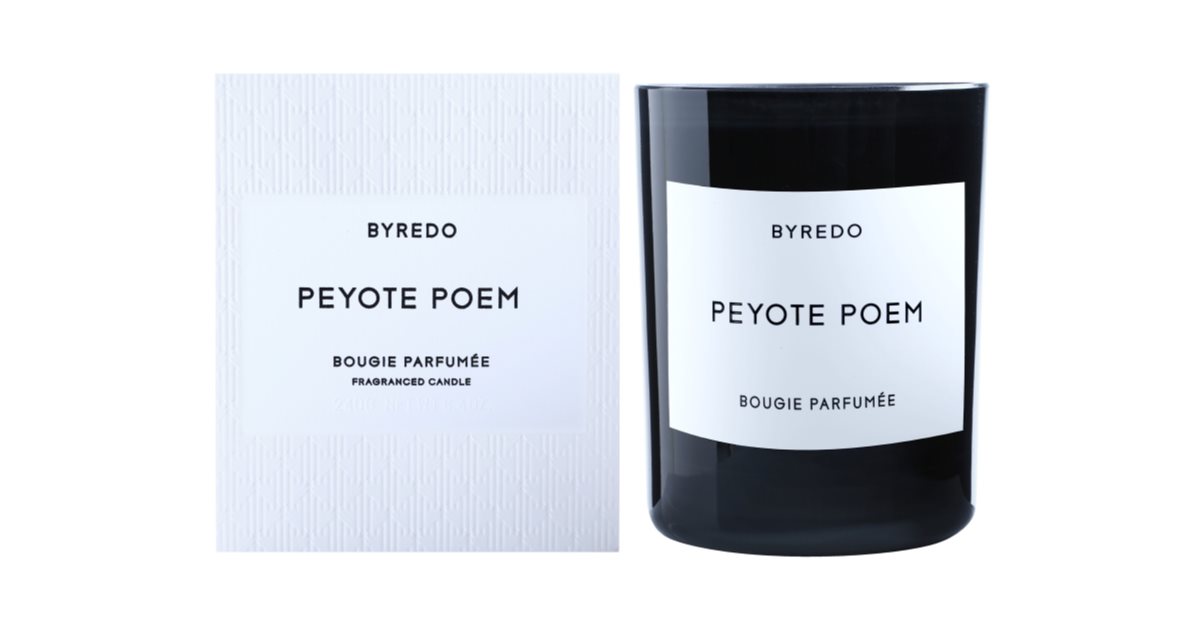 Byredo Peyote Poem bougie parfumée 240 g notino.be