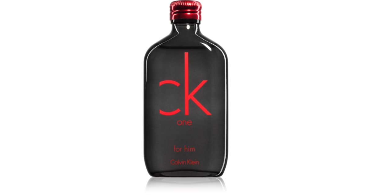 calvin klein red edition for him