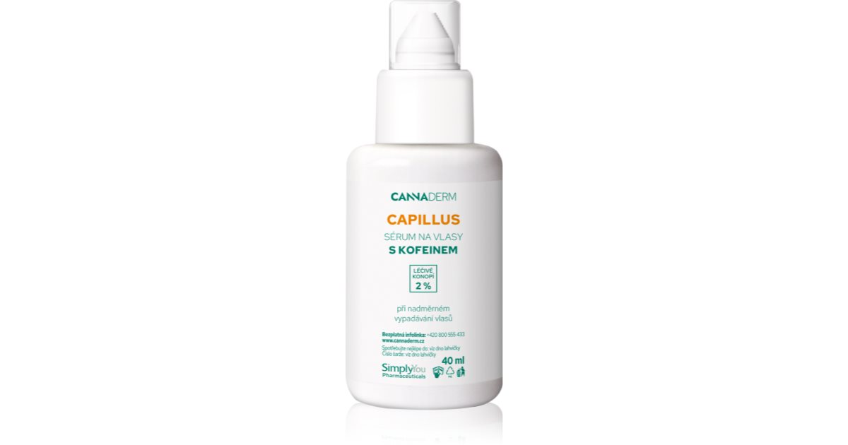 Cannaderm Capillus Caffeine hair serum Juukseseerum kofeiiniga | notino.ee