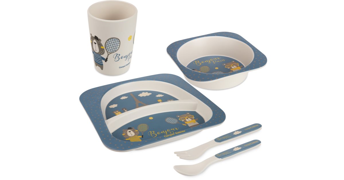 Canpol babies Bonjour Paris Set dinnerware set for children notino