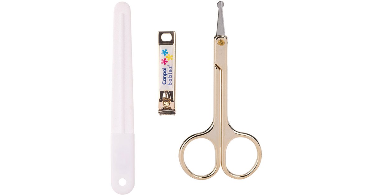 Canpol babies Round Tip Baby Nail Scissors with Cover