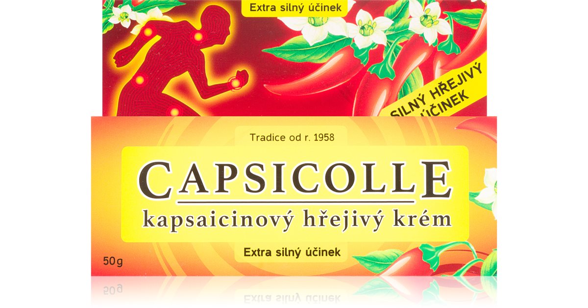 Capsicolle Capsaicin cream hot Cream with an enhanced effect on tired ...