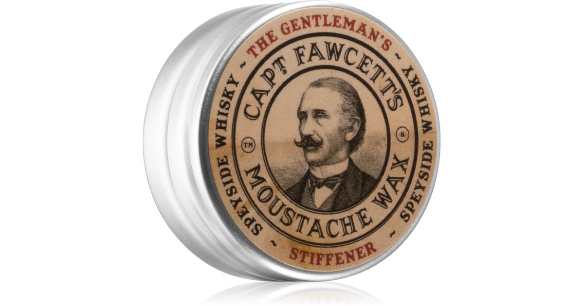 Captain Fawcett The Gentleman's Stiffener Speyside Whisky cera per baffi