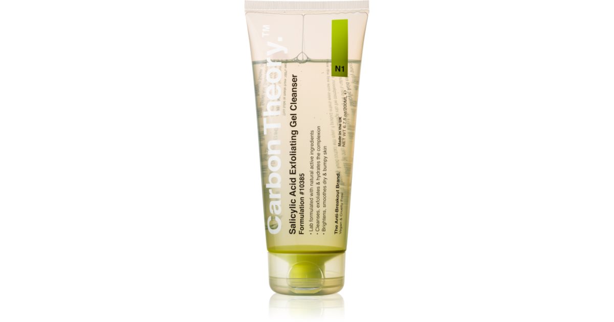 Carbon Theory Salicylic Acid light exfoliating gel with moisturising ...