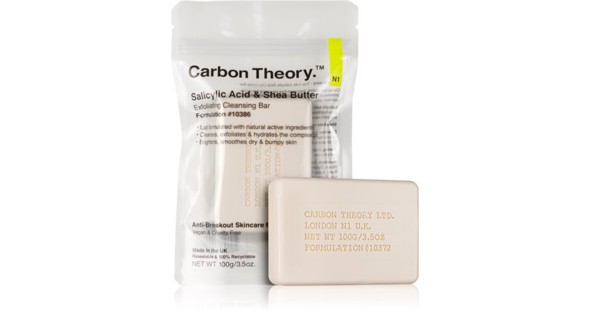 Carbon Theory Salicylic Acid Shea Butter Schonende Seife Mit Peelingeffekt