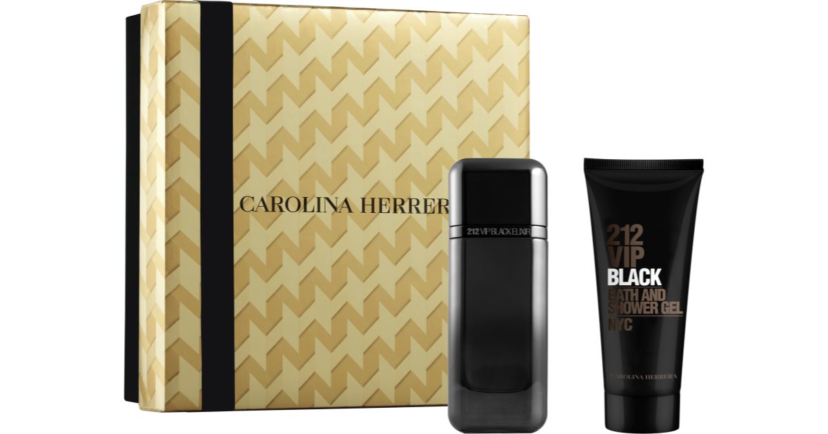 CAROLINA HERRERA 212 VIP Black Elixir gift set for men | notino.co.uk