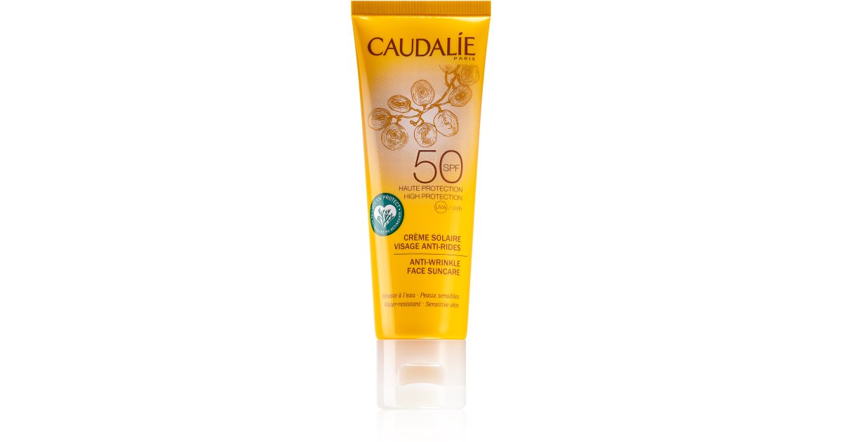 Caudalie Suncare Crème Solaire Visage Anti Rides Spf 50 Notinofr 