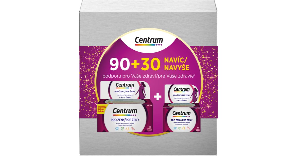 Centrum Pro ženy komplexní multivitamín s minerály | notino.cz