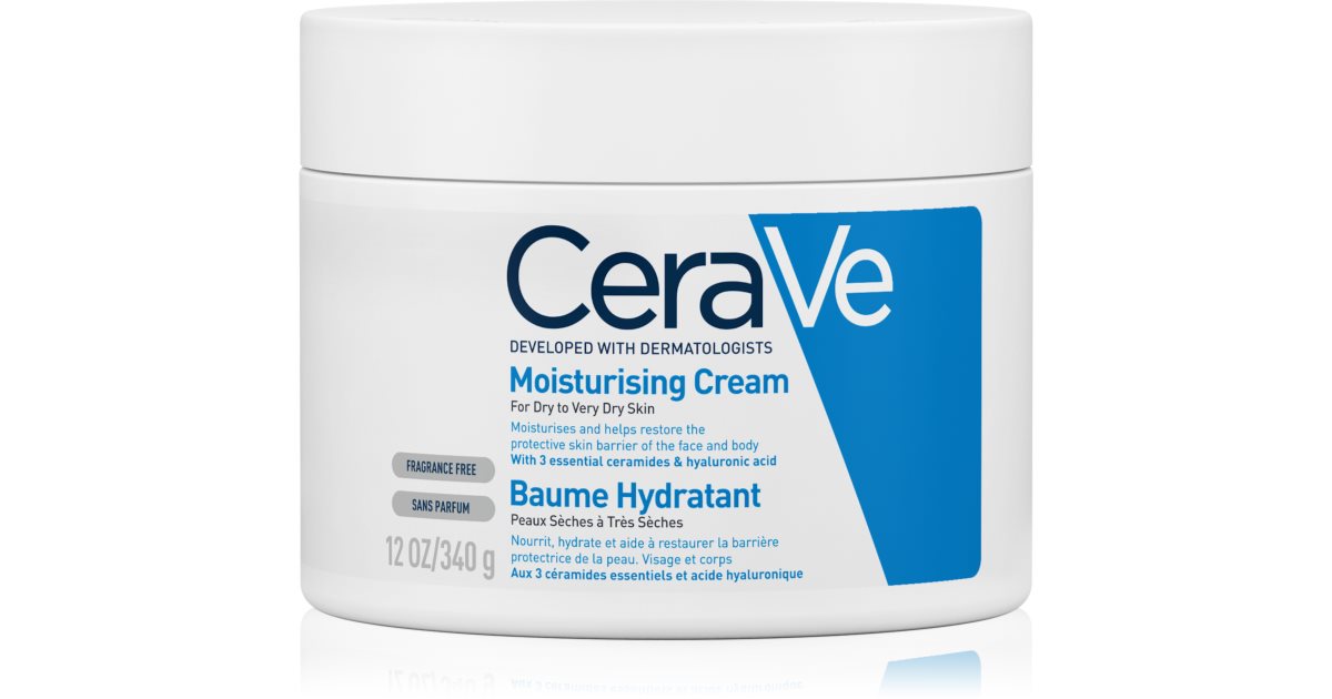 CeraVe Moisturizers Hydraterende Crèmevoor Gezicht en Lichaam voor