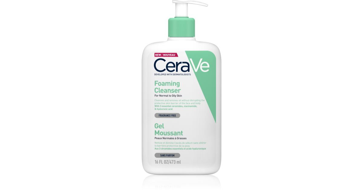 CeraVe Cleansers purifying foam gel for normal to oily skin notino