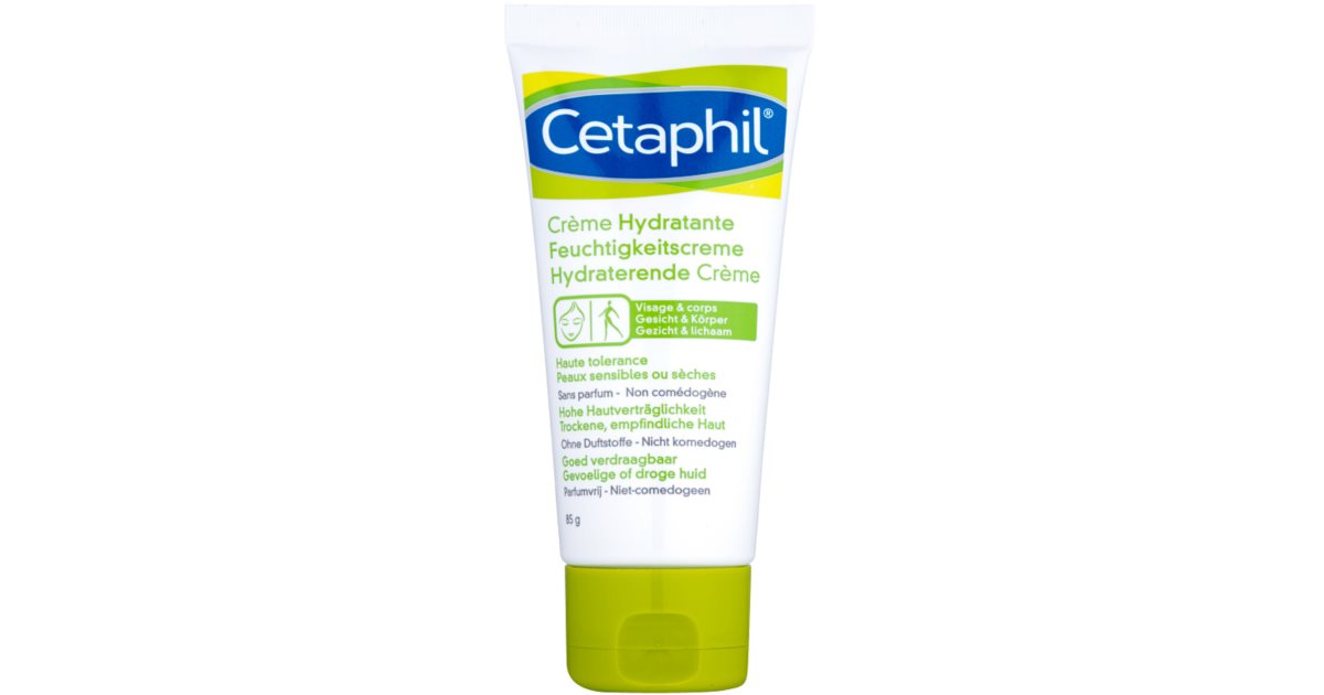 Crème Corps Hydratante Peau Sensible & Sèche CETAPHIL : le tube de 100mL à  Prix Carrefour
