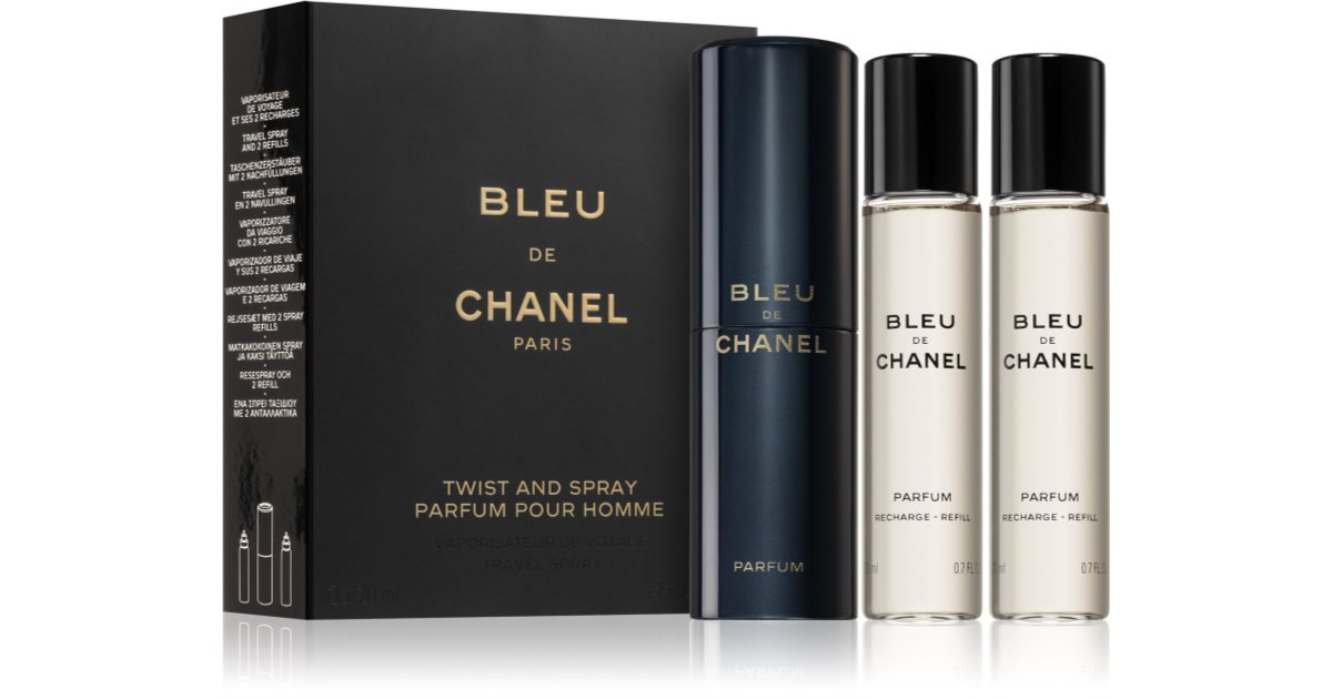 Chanel Bleu de Chanel perfume + recambio para hombre