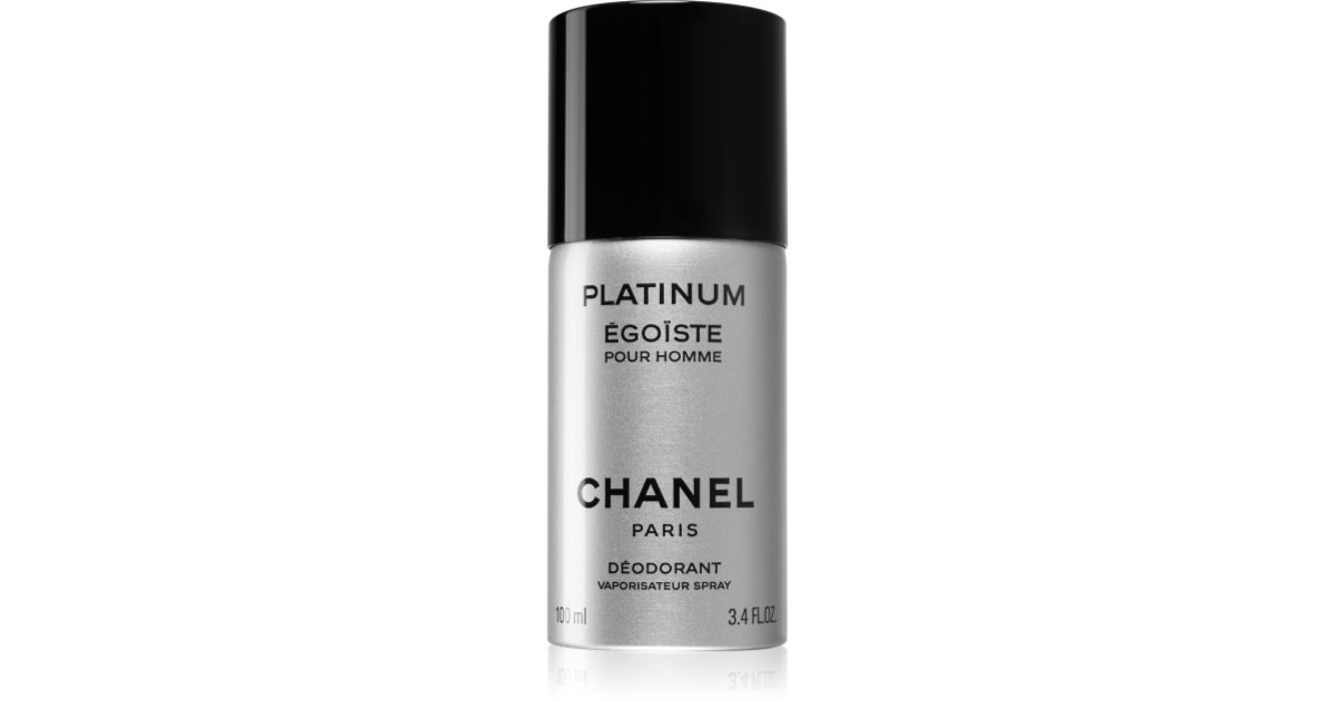 Chanel Égoïste Platinum deodorant spray for men notino.co.uk