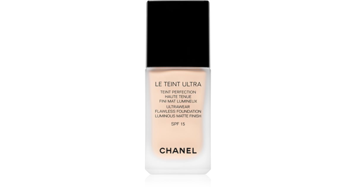 Chanel Le Teint Ultra long-lasting mattifying foundation SPF 15