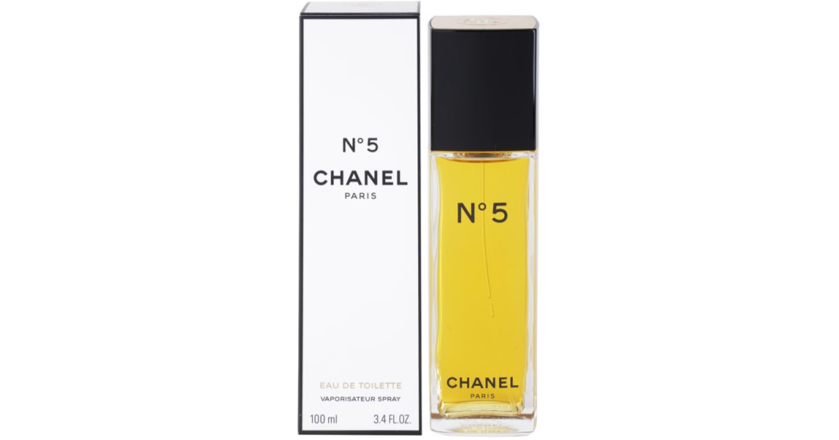 Chanel Paris No5 Eau De Toilette Spray, 3.4 fl oz/100 ml