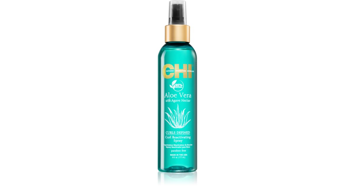 CHI Aloe Vera Curl Reactivating Moisturising Spray for wavy and curly hair  | notino.ie