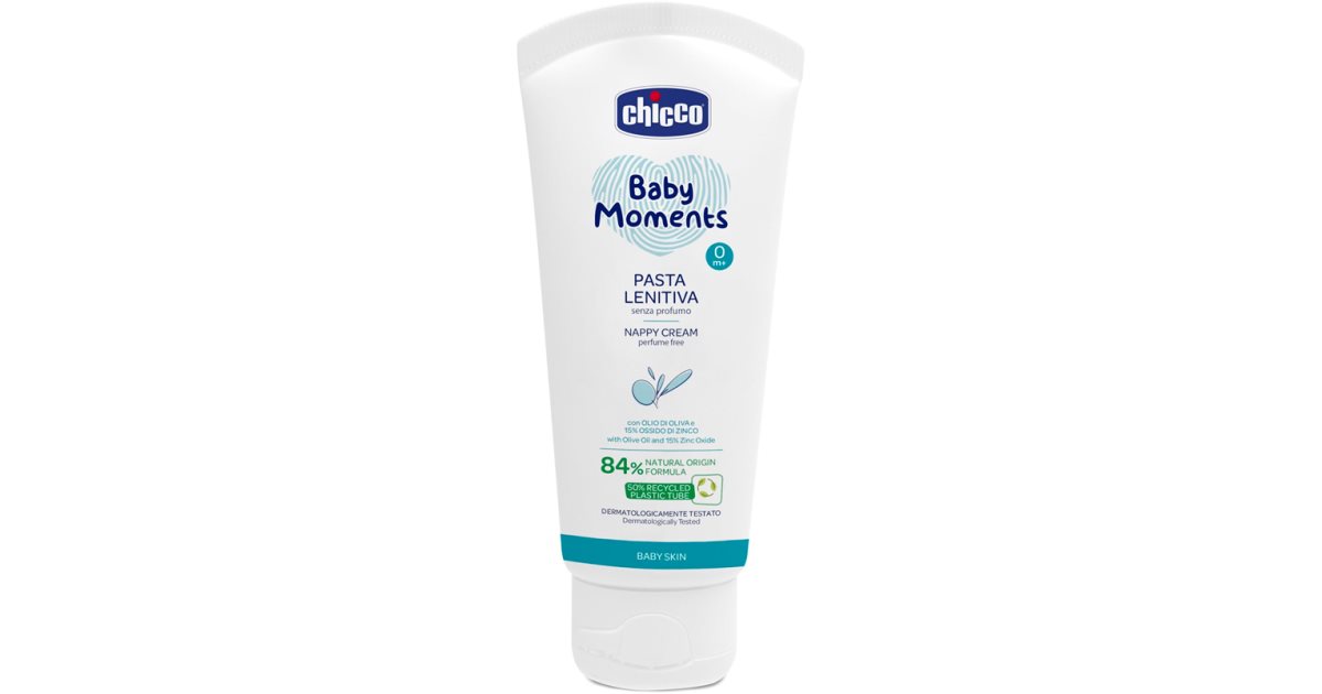 Chicco Baby Moments Soothing Baby Cream To Treat Diaper Rash notino.ie