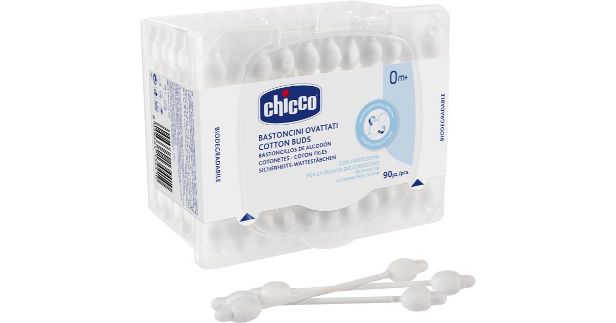 60 bâtonnets sécurité bébé 100% bio tiges papier - Dodie, coton tige bebe naissa