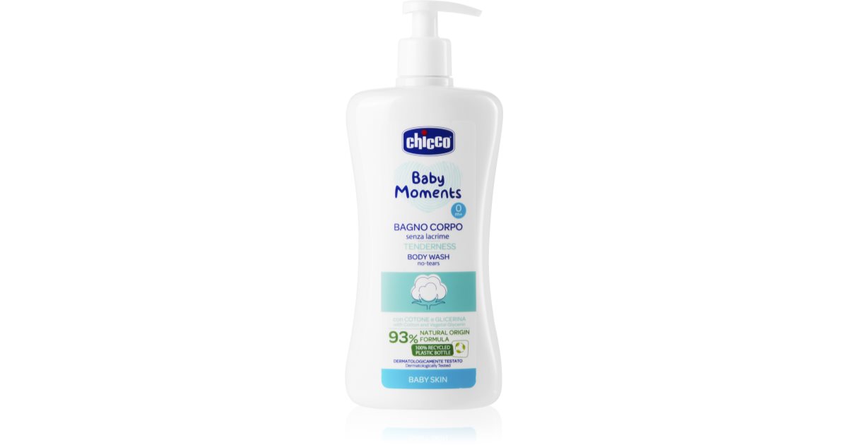 Chicco Baby Moments Tenderness allover shampoo for children from birth