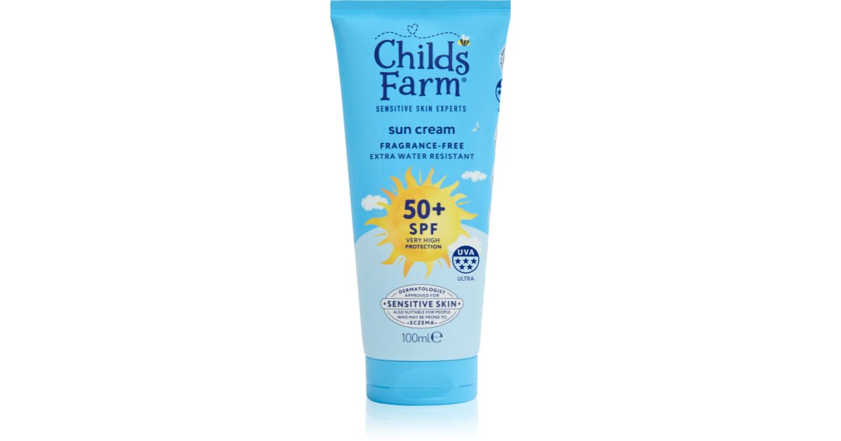 Childs Farm Sun Cream protetor solar SPF 50+ notino.pt