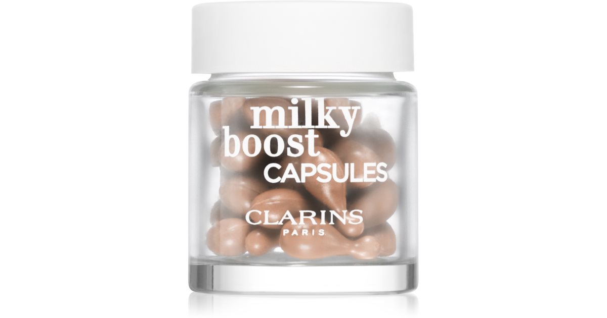 Clarins Milky Boost Capsules розяснюючий тональний крем капсули ...