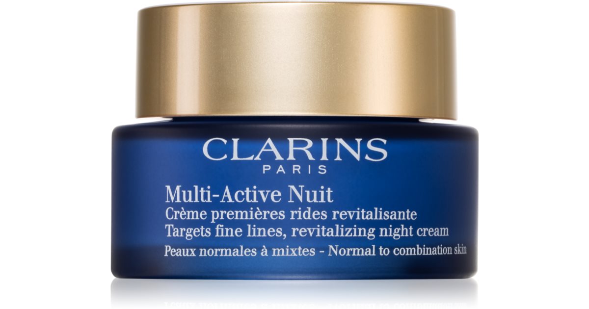Clarins Multi-Active Night revitalising night moisturiser for fine