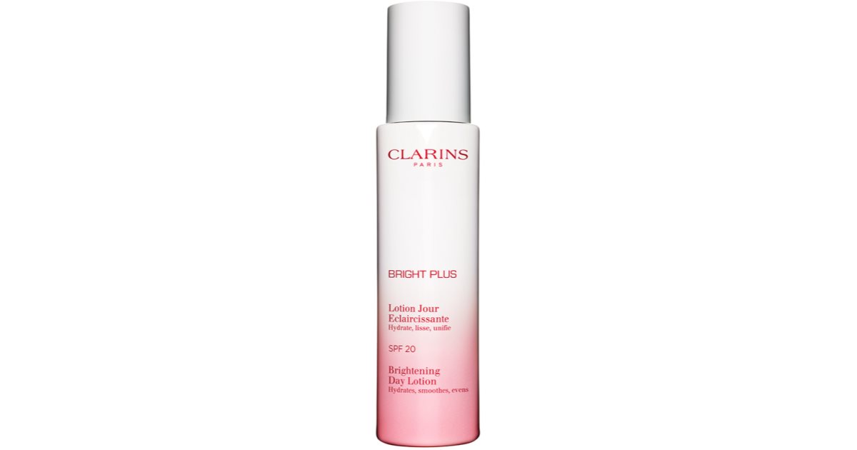 Clarins Bright Plus Brightening Day Lotion SPF 20 Hydrating and Brightening Face Cream To Treat