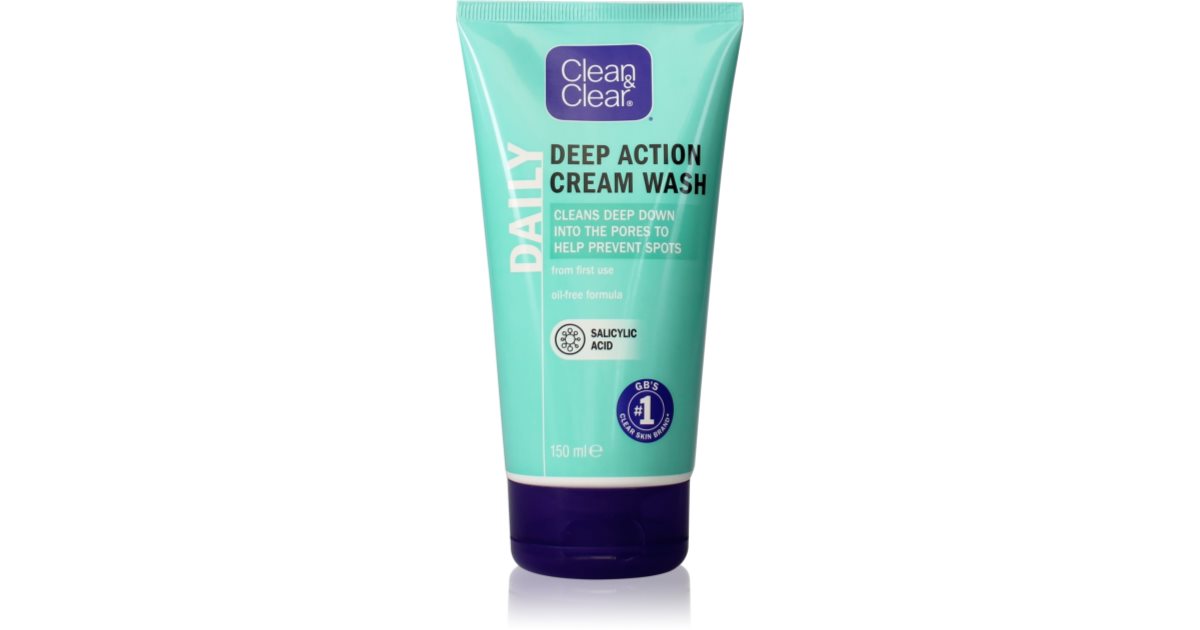Clean & Clear Daily gel crème nettoyant visage | notino.be