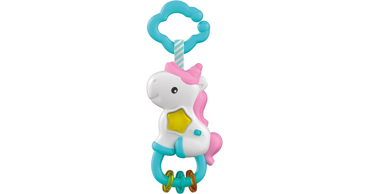 Clementoni Baby Magic Unicorn Light Melodies elektronische Rassel notino