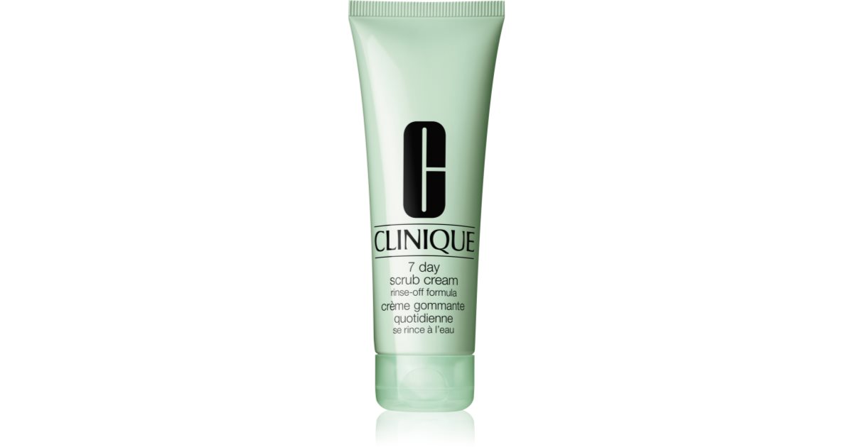 Clinique 7 Day Scrub Cream Rinse-Off Formula очищуючий пілінг для ...