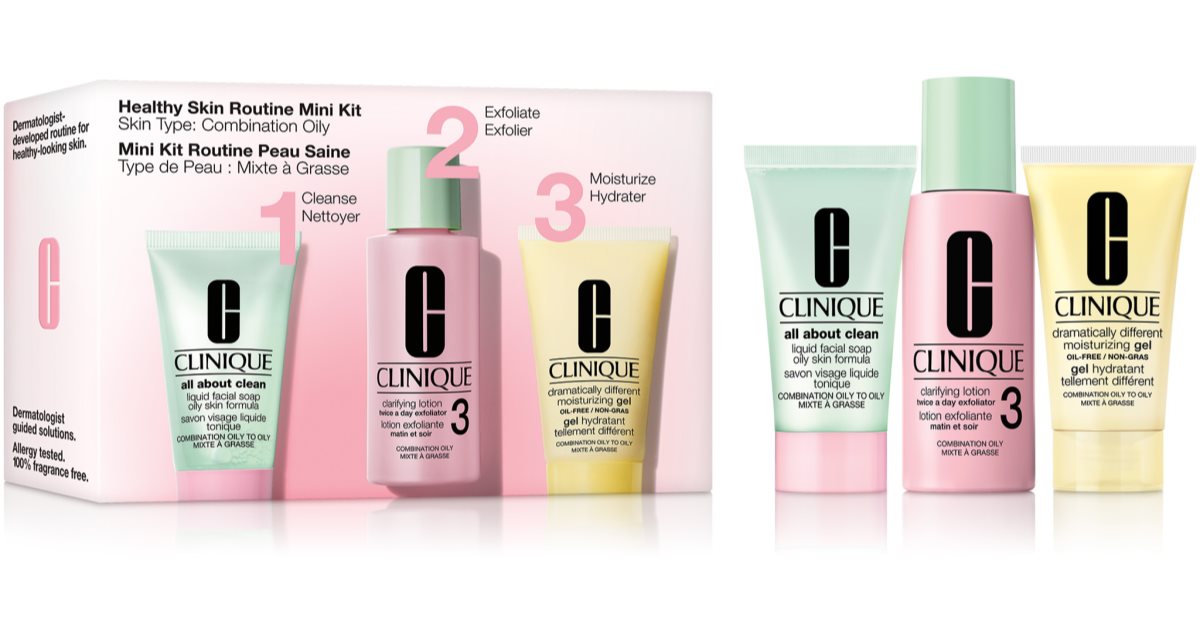 Clinique Mini Kit Healthy Skin Routine Skin Type 3 ajándékszett | notino.hu