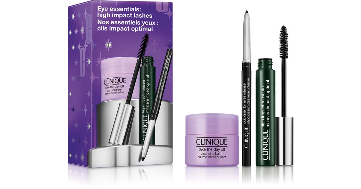 Clinique Holiday Eye Essentials: High Impact Lashes coffret de Noël yeux | notino.fr