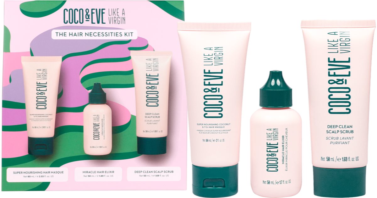 Coco & Eve Like A Virgin Hair Necessities Kit Geschenkset (für Haare