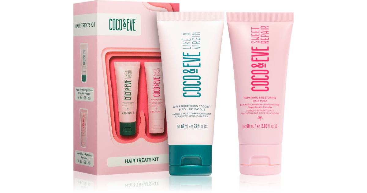 Coco & Eve Hair Treats Kit Geschenkset (für glänzendes und