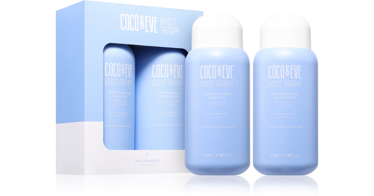 Coco & Eve Boost Therapy Va Va Volume Kit rinkinys plaukų apimčiai ...