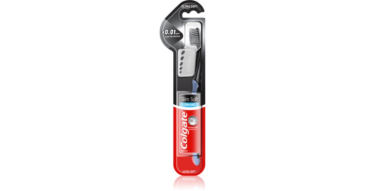 Pack De 4 Brosses à Dents Colgate Slim Soft Charbon - Gris - OFFRE 2 Achetés + 2 OFFERTS - NEUVES