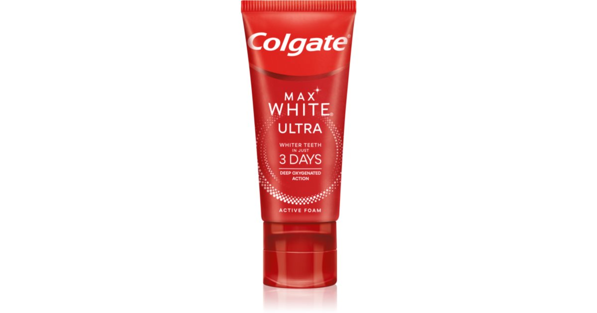 Colgate Max White Ultra Active Foam Blegende tandpasta