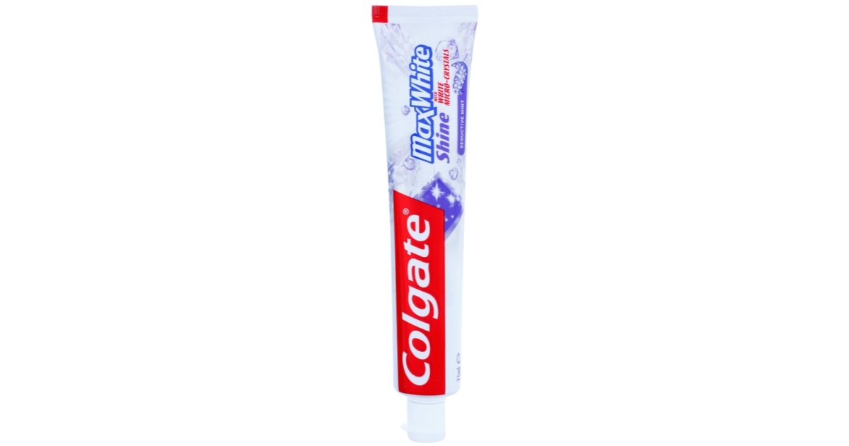 Colgate Max White Shine Tooth Enamel Fortifying Toothpaste For Radiant ...