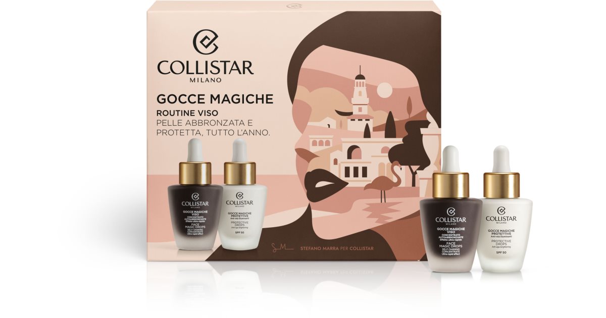 Collistar FACE MAGIC DROPS + PROTECTIVE DROPS SPF 50 coffret | notino.pt