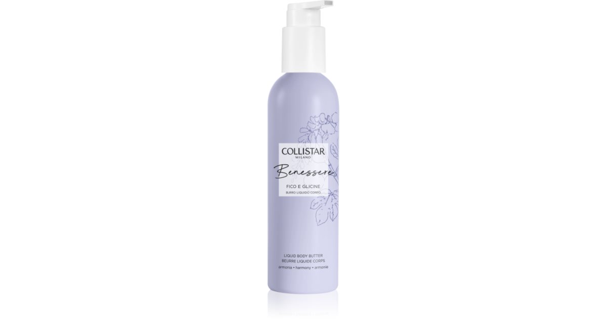 Collistar Benessere Fig and Wisteria burro corpo | notino.it