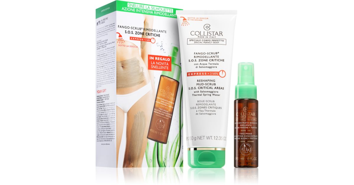 Collistar Special Perfect Body Reshaping MudScrub Set (For Skin