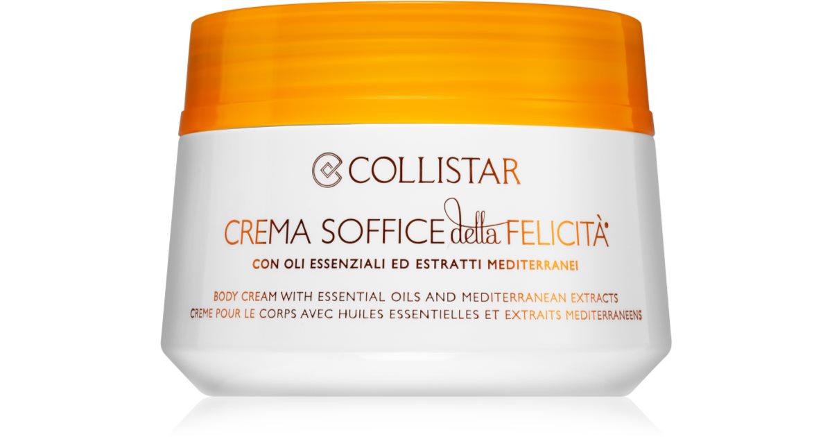 Collistar Benessere Della Felicitá crème pour le corps pour femme ...