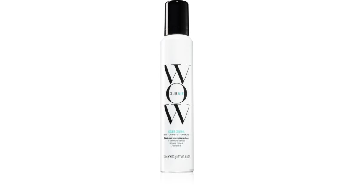 Color WOW Color Control Blue Toning + Styling Foam Toning Foam for ...
