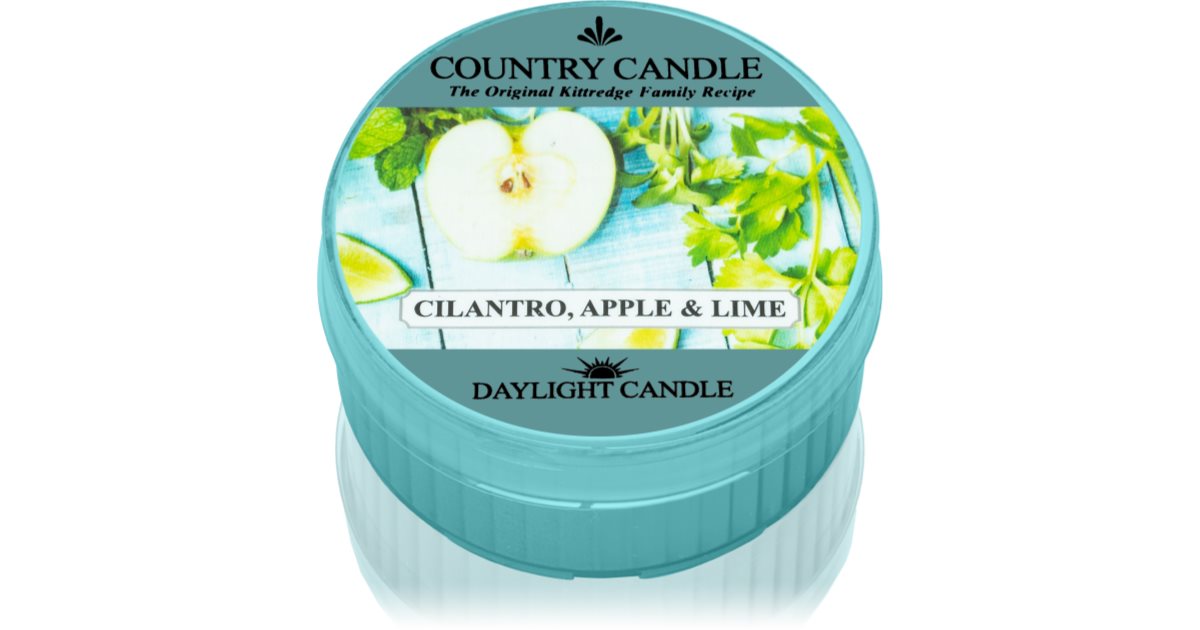 Country Candle Cilantro, Apple & Lime tealight candle notino.co.uk