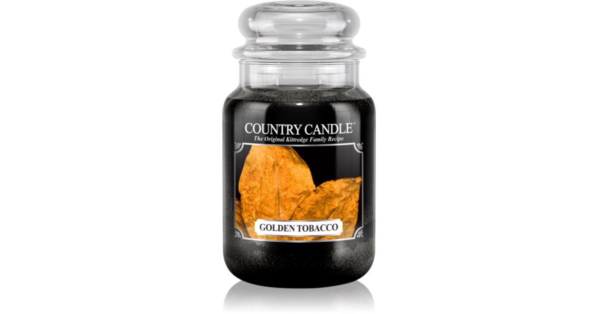 Country Candle Golden Tobacco scented candle