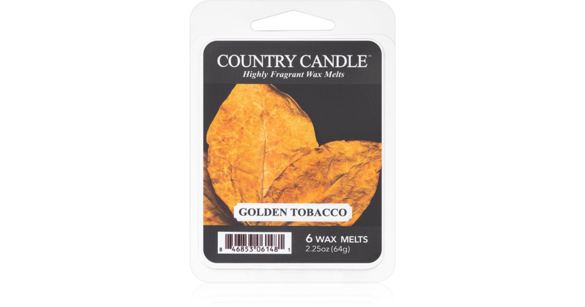 Country Candle Golden Tobacco wax melt