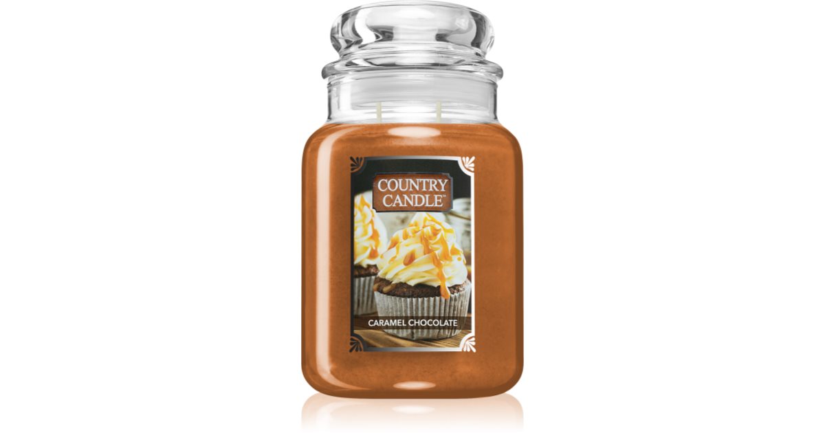 Country Candle Caramel Chocolate scented candle notino.co.uk