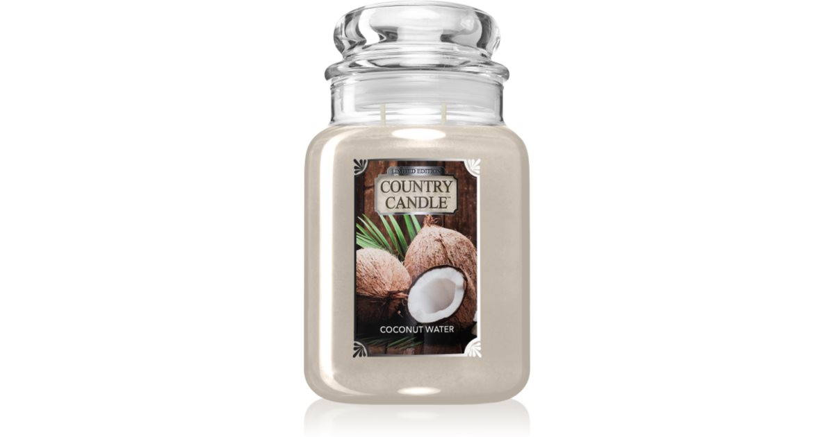 Country Candle Coconut Water scented candle notino.ie